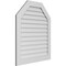 Ekena Millwork Octagonal Top Surface Mount PVC Gable Vent w/ 3-1/2"W x 1"P Standard Frame, 34"W x 40"H GVPOT34X4001SN - alternate 2
